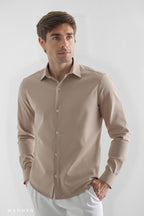Camisa Sutton de tela premium – Slim Fit