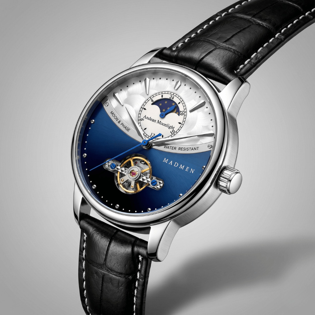 Reloj Andean Moonlight - detalle correa de cuero
