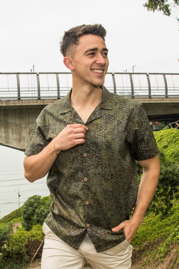 Camisa de hombres manga corta madmen peru12