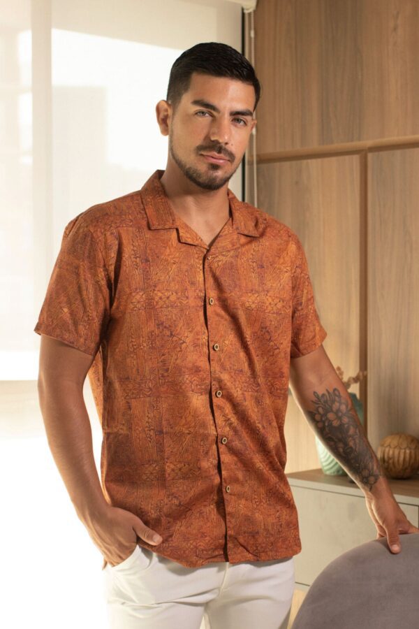 Camisa de hombres manga corta madmen peru3