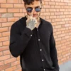 Camisa manga larga de lino para hombre12