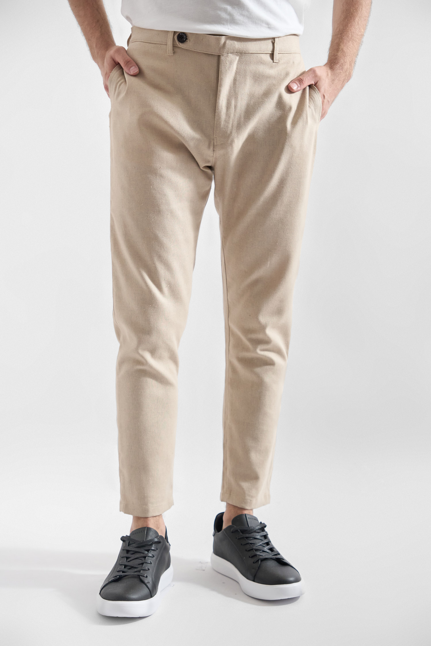 Pantalon Slim Fit de Lino Hombre21