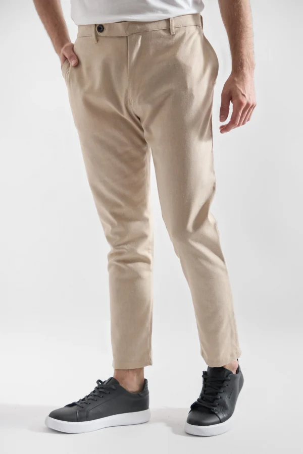 Pantalon Slim Fit de Lino Hombre22 1