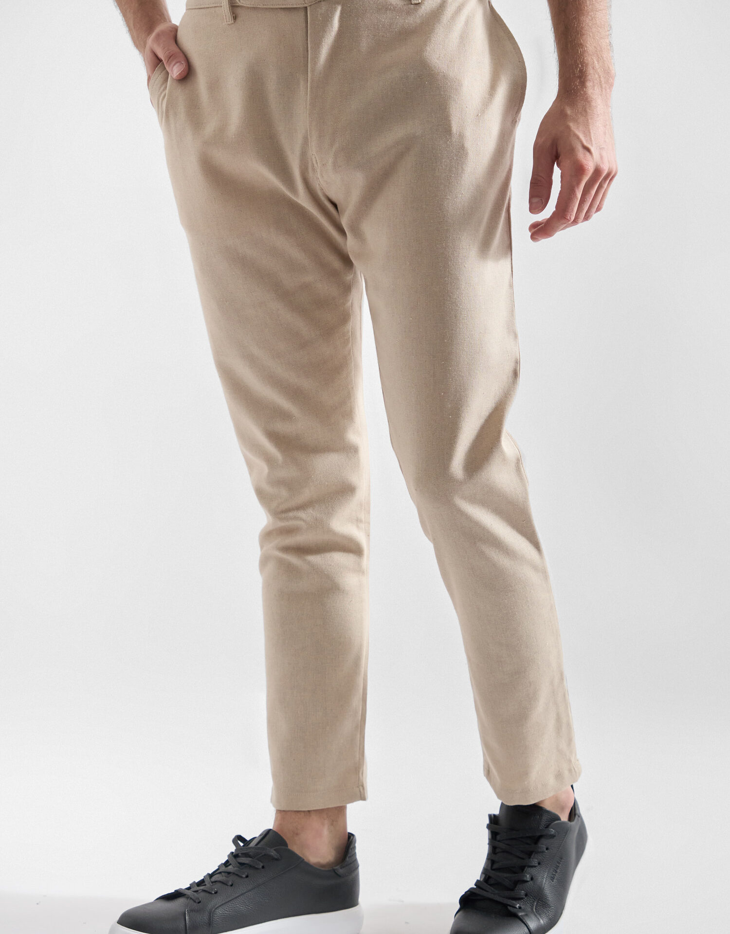 Pantalon Slim Fit de Lino Hombre22