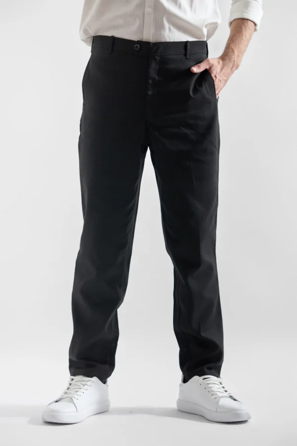 Pantalon de Lino Regular Fit para Hombres11