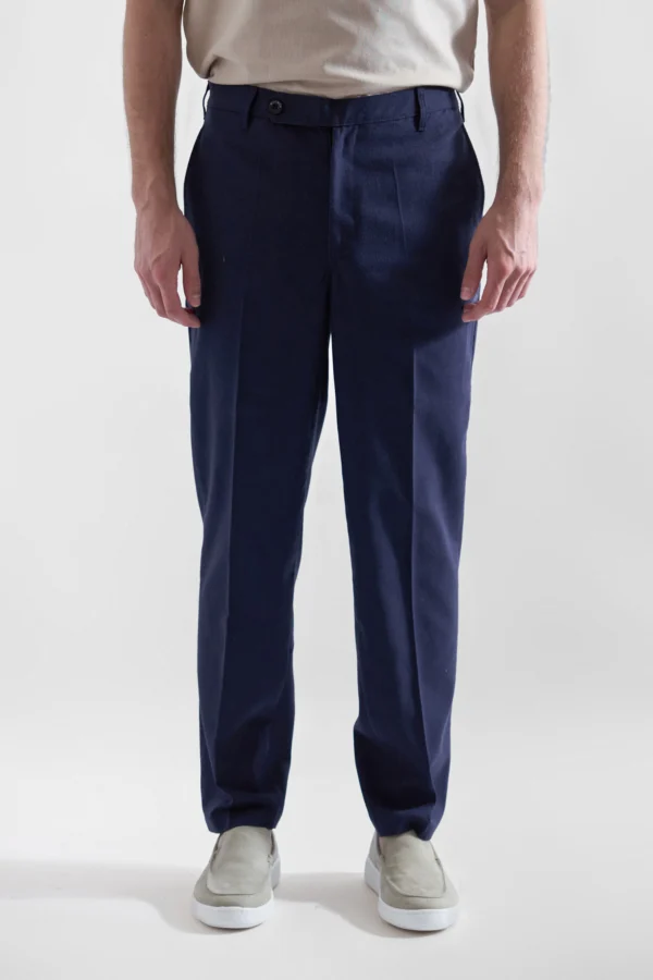 Pantalon de Lino Regular Fit para Hombres13