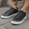Zapatillas de hombre de cuero2