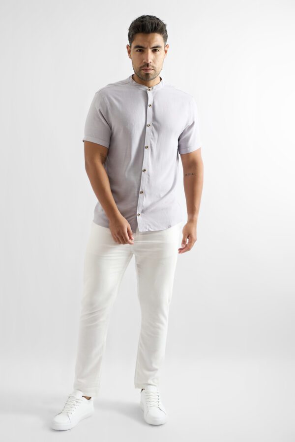 Camisa Lino Silver - Imagen 2