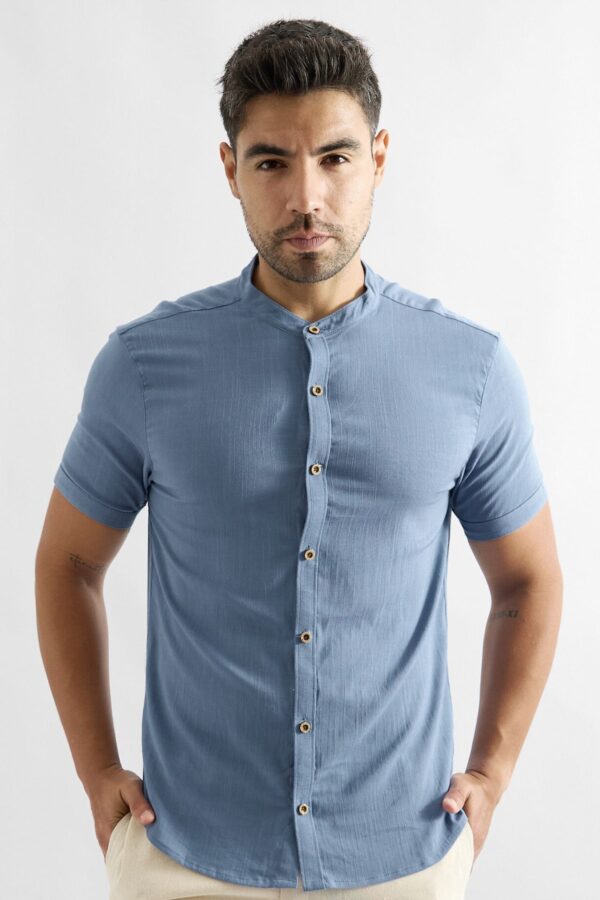 Camisa Lino Acero - Imagen 4