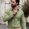 Camisa de Lino Manga larga Madmen Rococo14