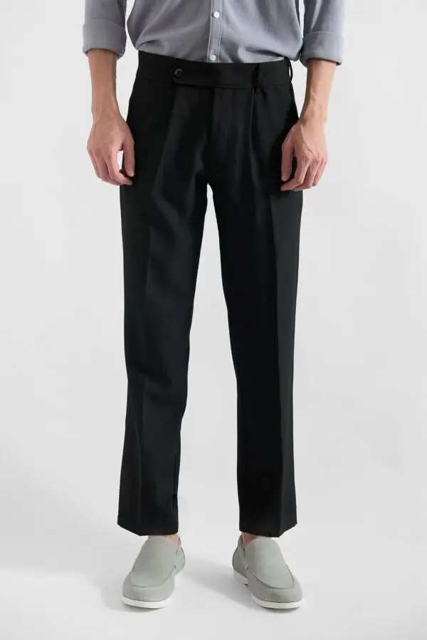 Pantalón Manhattan Negro - Regular Fit