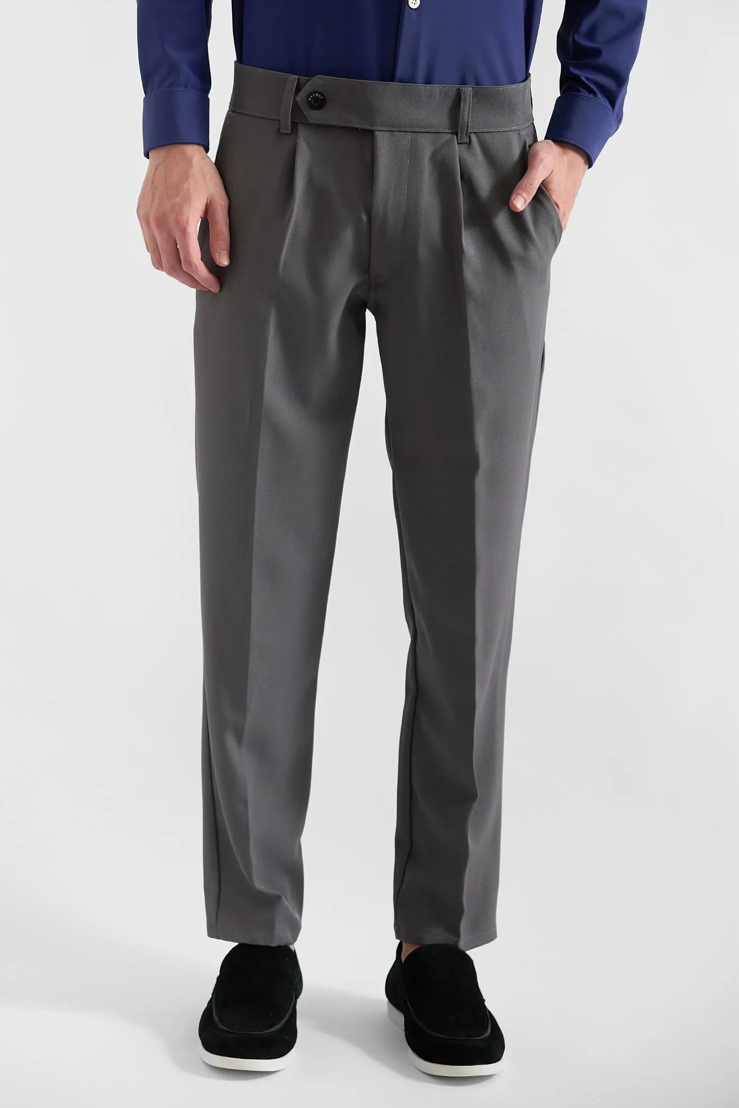 Pantalón Manhattan Gris - Regular Fit