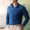 Camisa Manhattan Azul - Slim Fit - Imagen 2