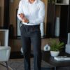 Pantalón Manhattan Negro - Regular Fit - Imagen 4