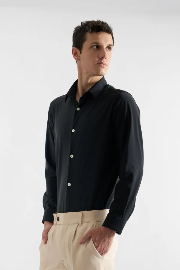Camisa Manhattan Negra - Slim Fit