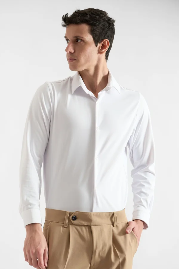 Camisa Manhattan Perla - Slim Fit