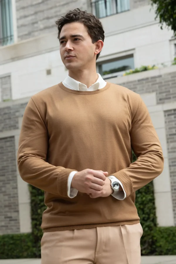 Bowery Sweater Moca – Regular Fit - Imagen 2