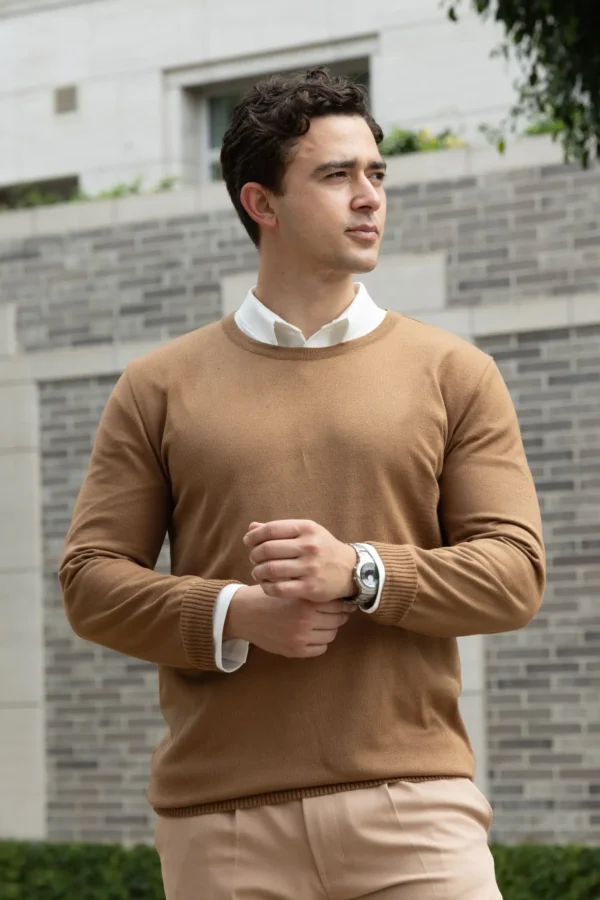 Bowery Sweater Moca – Regular Fit - Imagen 4