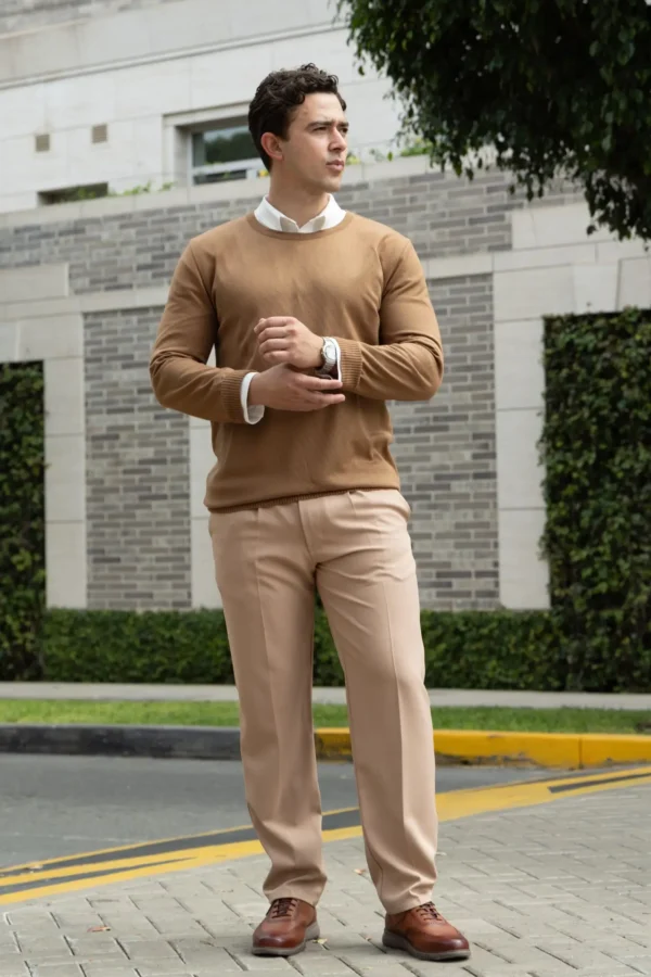 Bowery Sweater Moca – Regular Fit - Imagen 3