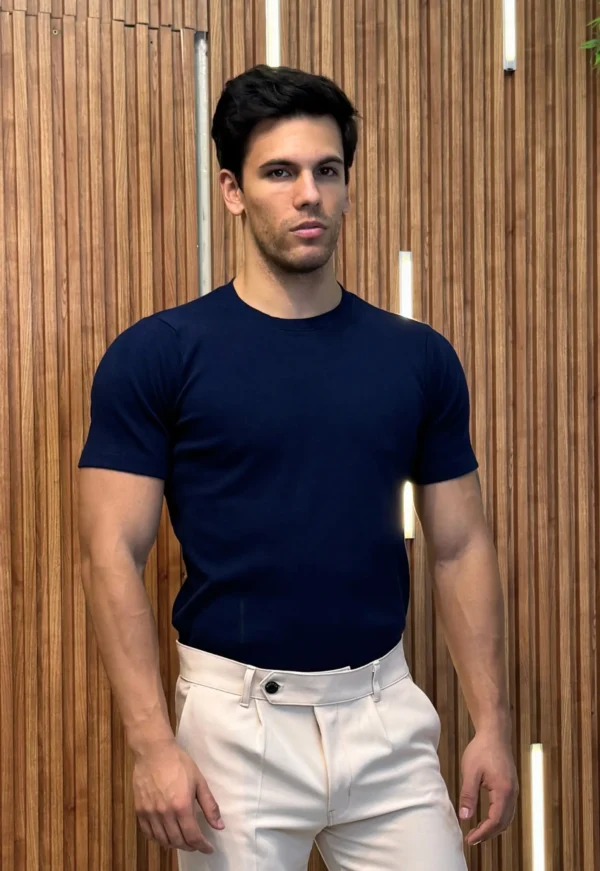 CityLine T-shirt Azul - Slim Fit - Imagen 2