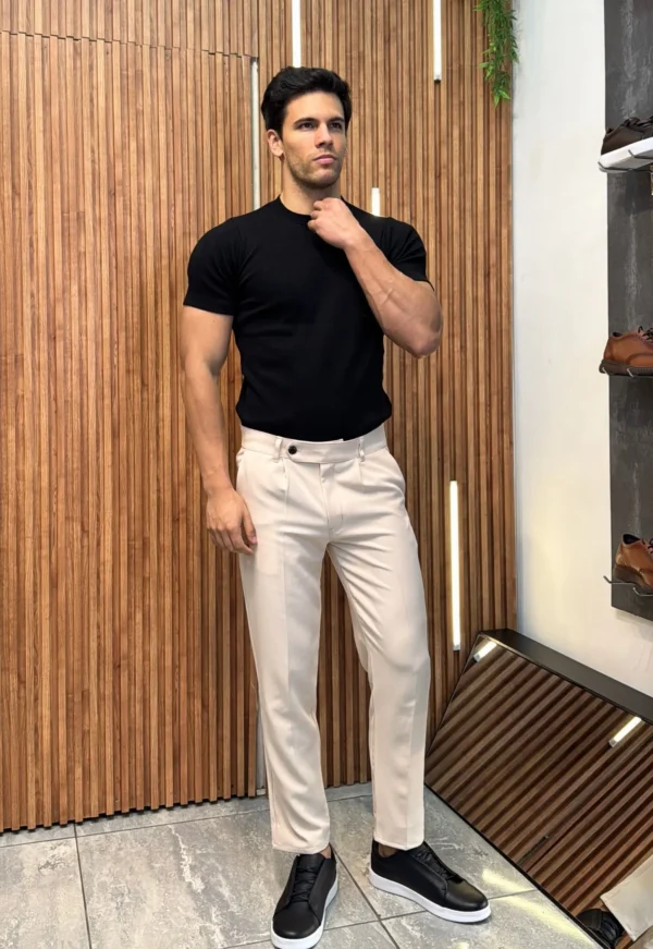 CityLine T-shirt Negro - Slim Fit - Imagen 2