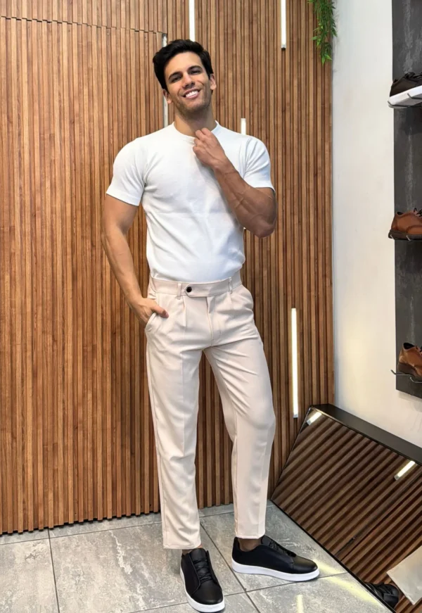CityLine T-shirt Perla - Slim Fit - Imagen 2