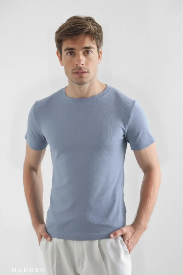 CityLine T-shirt Denim - Slim Fit