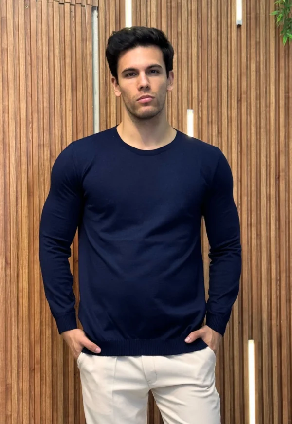 Bowery Sweater Azul – Regular Fit - Imagen 2
