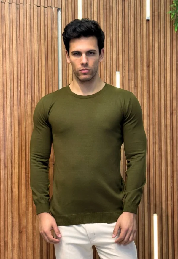 Bowery Sweater Verde – Regular Fit - Imagen 2