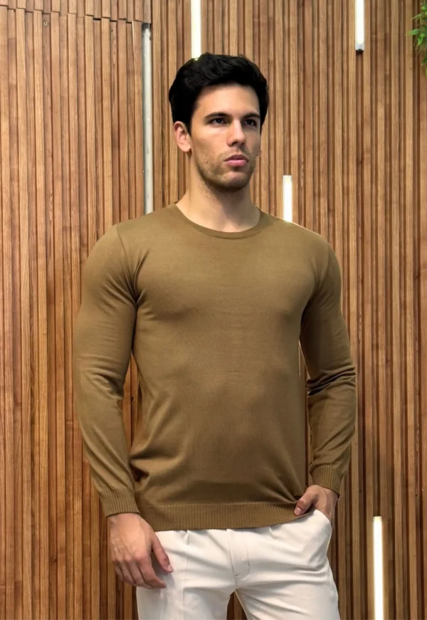 Bowery Sweater Moca – Regular Fit - Imagen 2