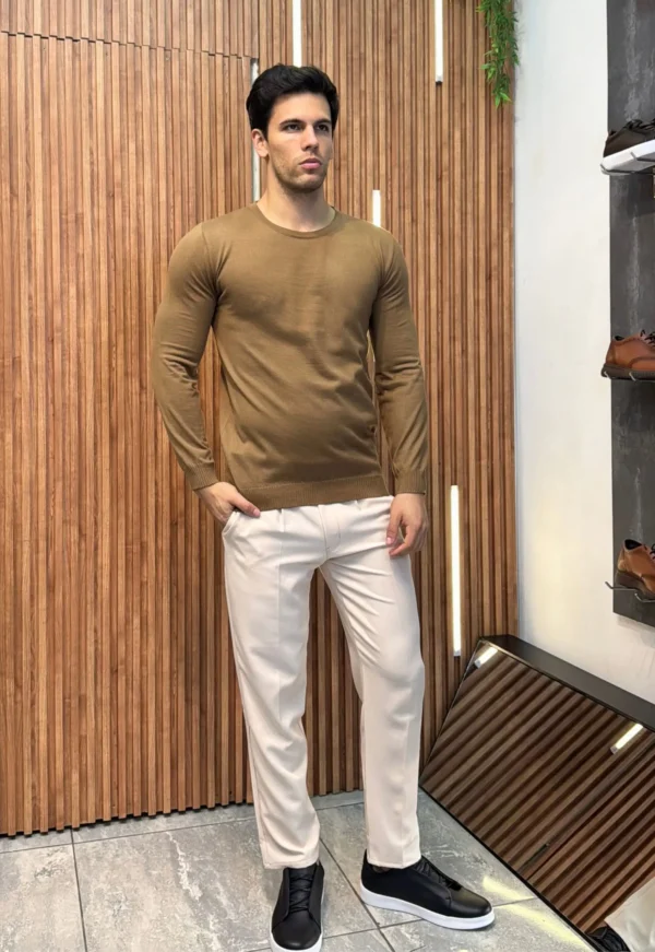 Bowery Sweater Moca – Regular Fit - Imagen 3