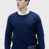 Bowery Sweater Azul – Regular Fit