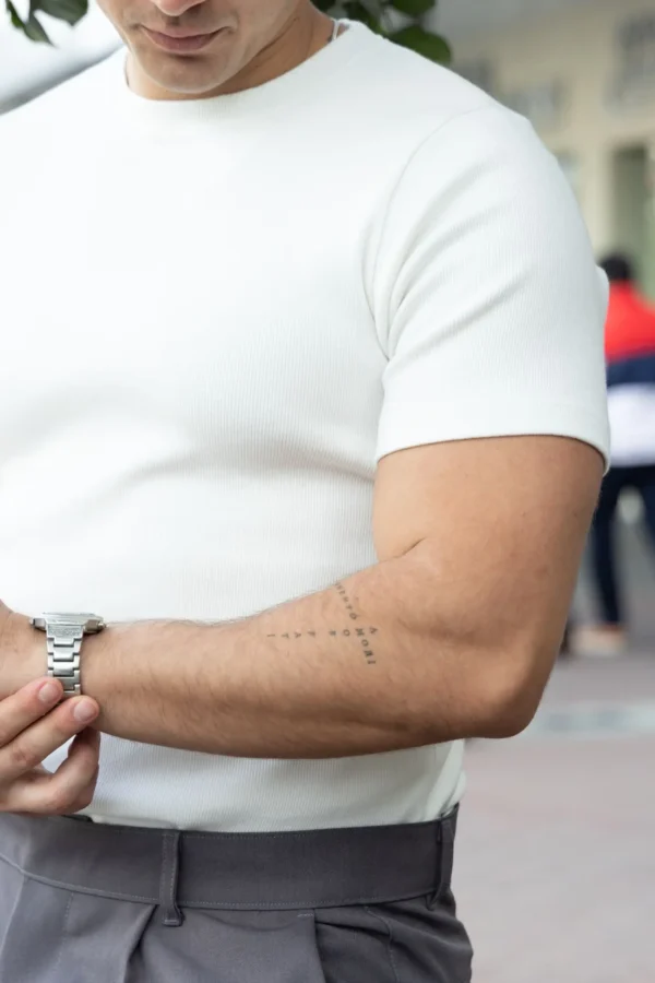 CityLine T-shirt Perla - Slim Fit - Imagen 5