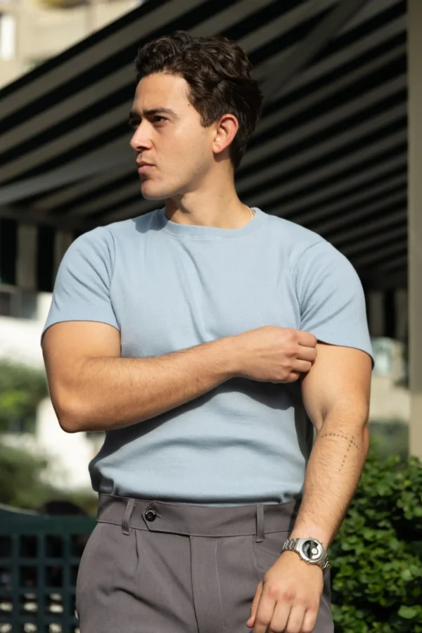 CityLine T-shirt Denim - Slim Fit - Imagen 4
