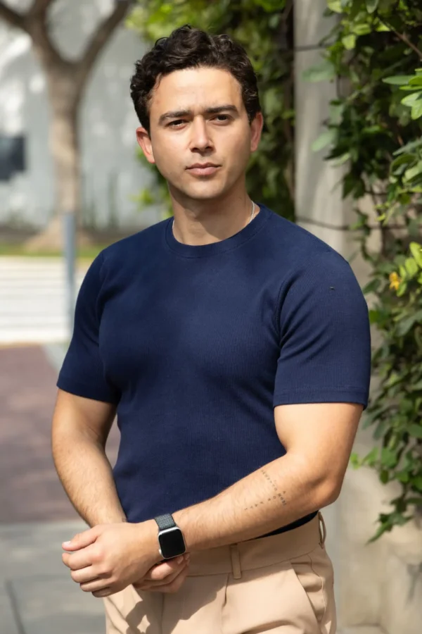 CityLine T-shirt Azul - Slim Fit - Imagen 3