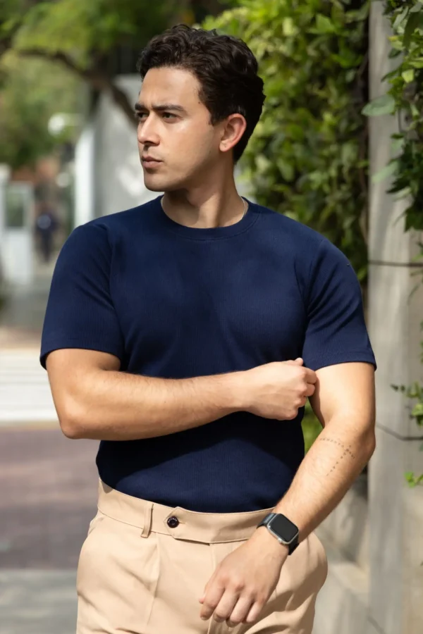 CityLine T-shirt Azul - Slim Fit
