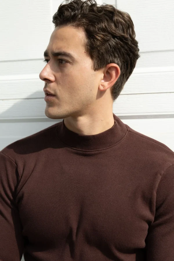 Caffarena Mad Neck Marrón - Slim Fit - Imagen 4