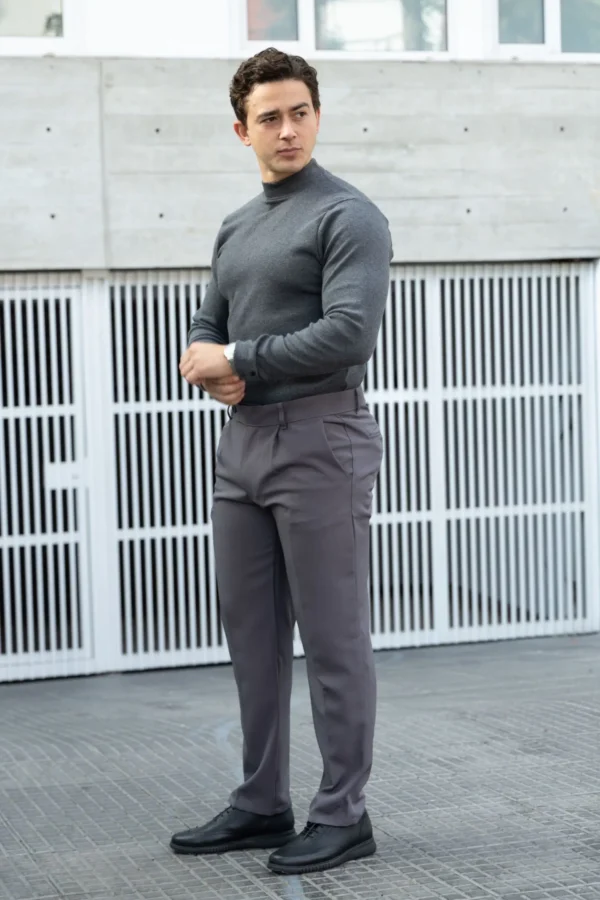 Caffarena Mad Neck Grafito - Slim Fit - Imagen 5