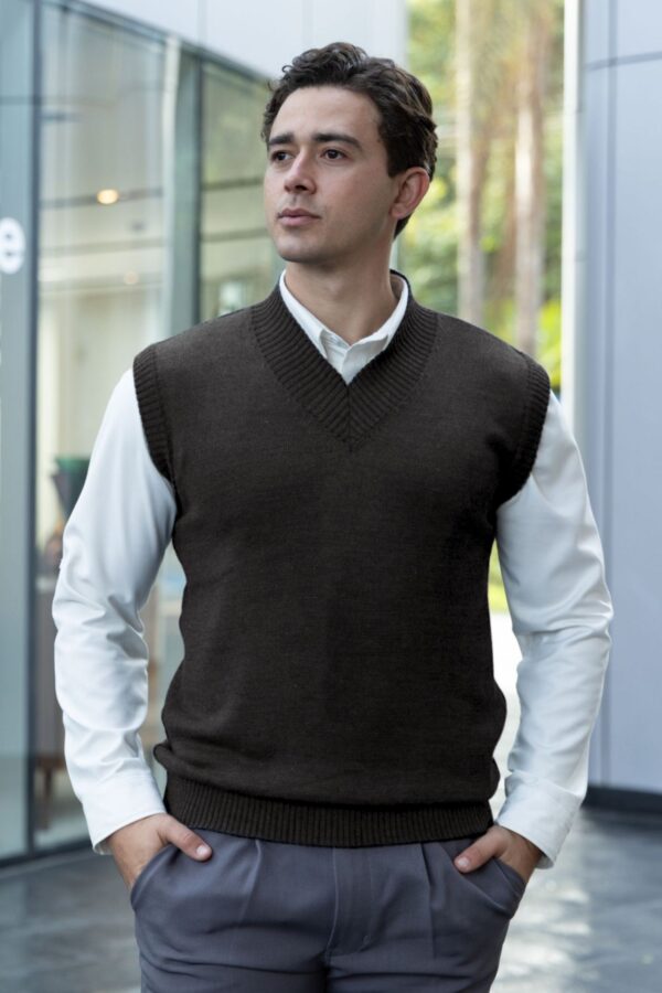 Pullover Madison Negro - Slim Fit
