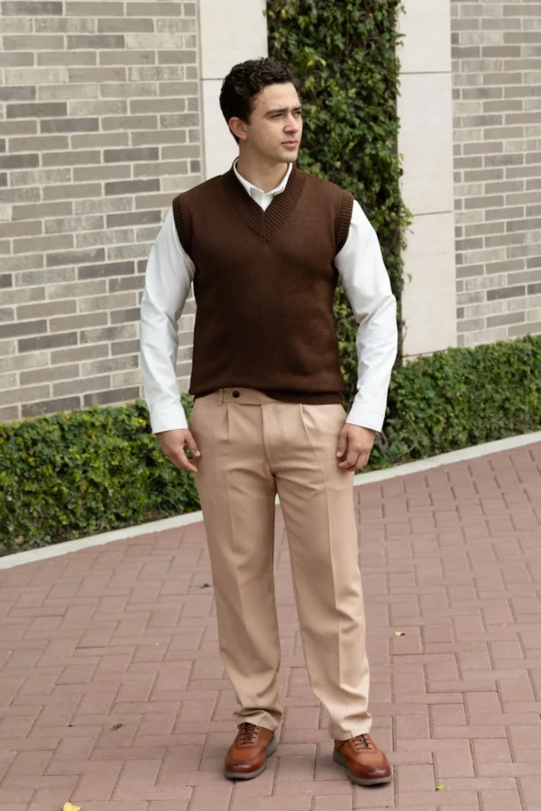 Pullover Madison Chocolate - Slim Fit - Imagen 4