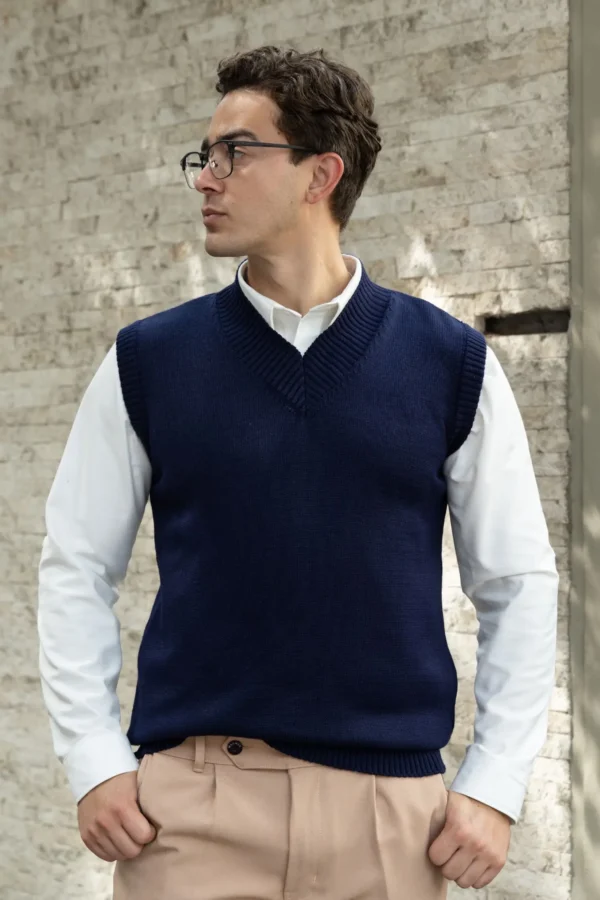 Pullover Madison Azul - Slim Fit - Imagen 4