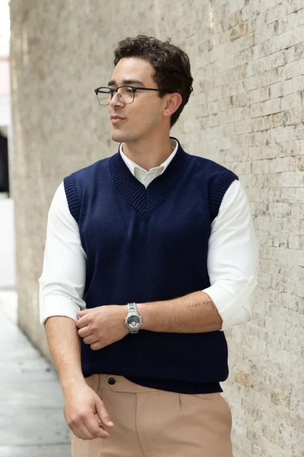 Pullover Madison Azul - Slim Fit - Imagen 3