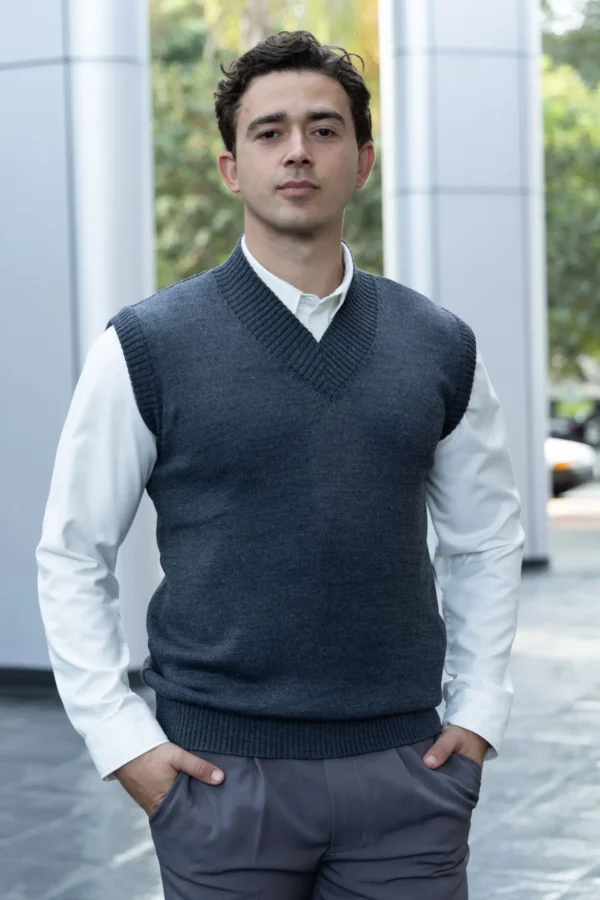 Pullover Madison Gris - Slim Fit - Imagen 3