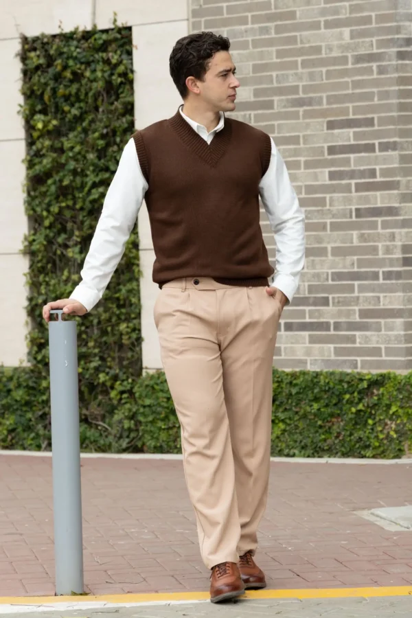 Pullover Madison Chocolate - Slim Fit - Imagen 6