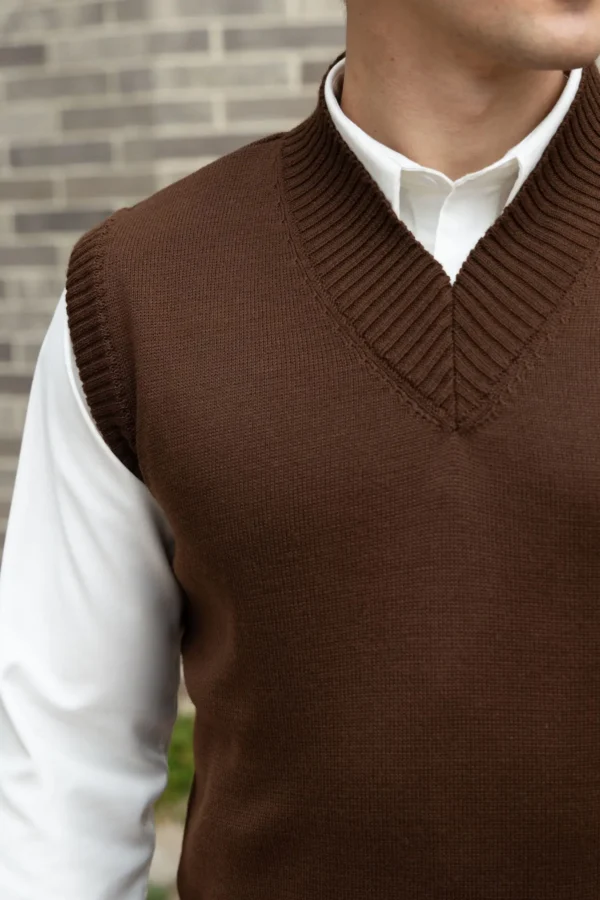 Pullover Madison Chocolate - Slim Fit - Imagen 7