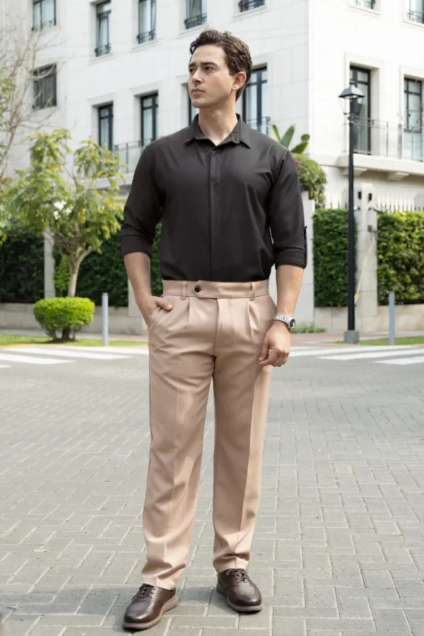 Camisa Bare Line Negro - Slim Fit - Imagen 4