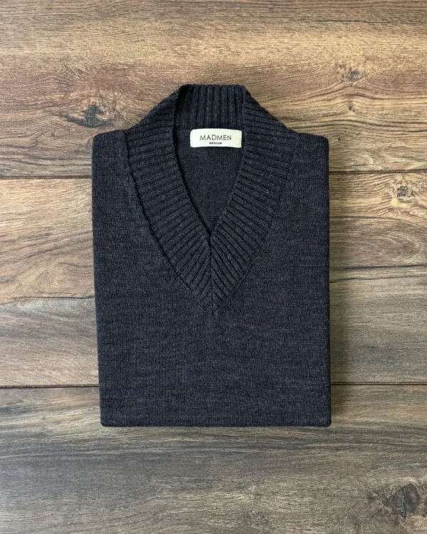 Pullover Madison Gris - Slim Fit