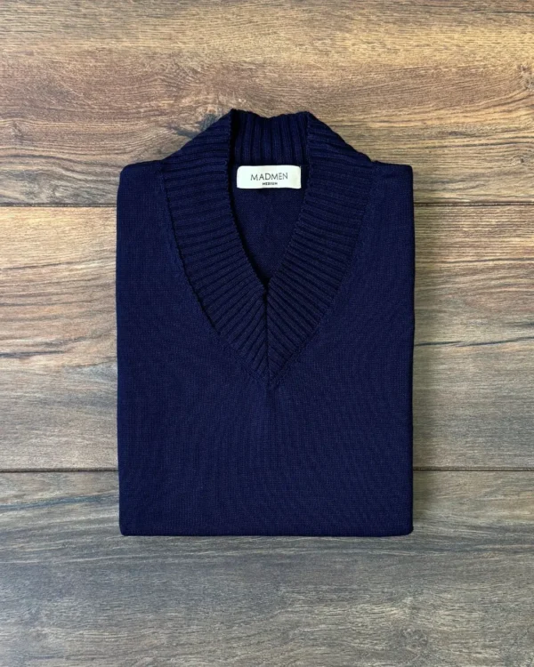 Pullover Madison Azul - Slim Fit