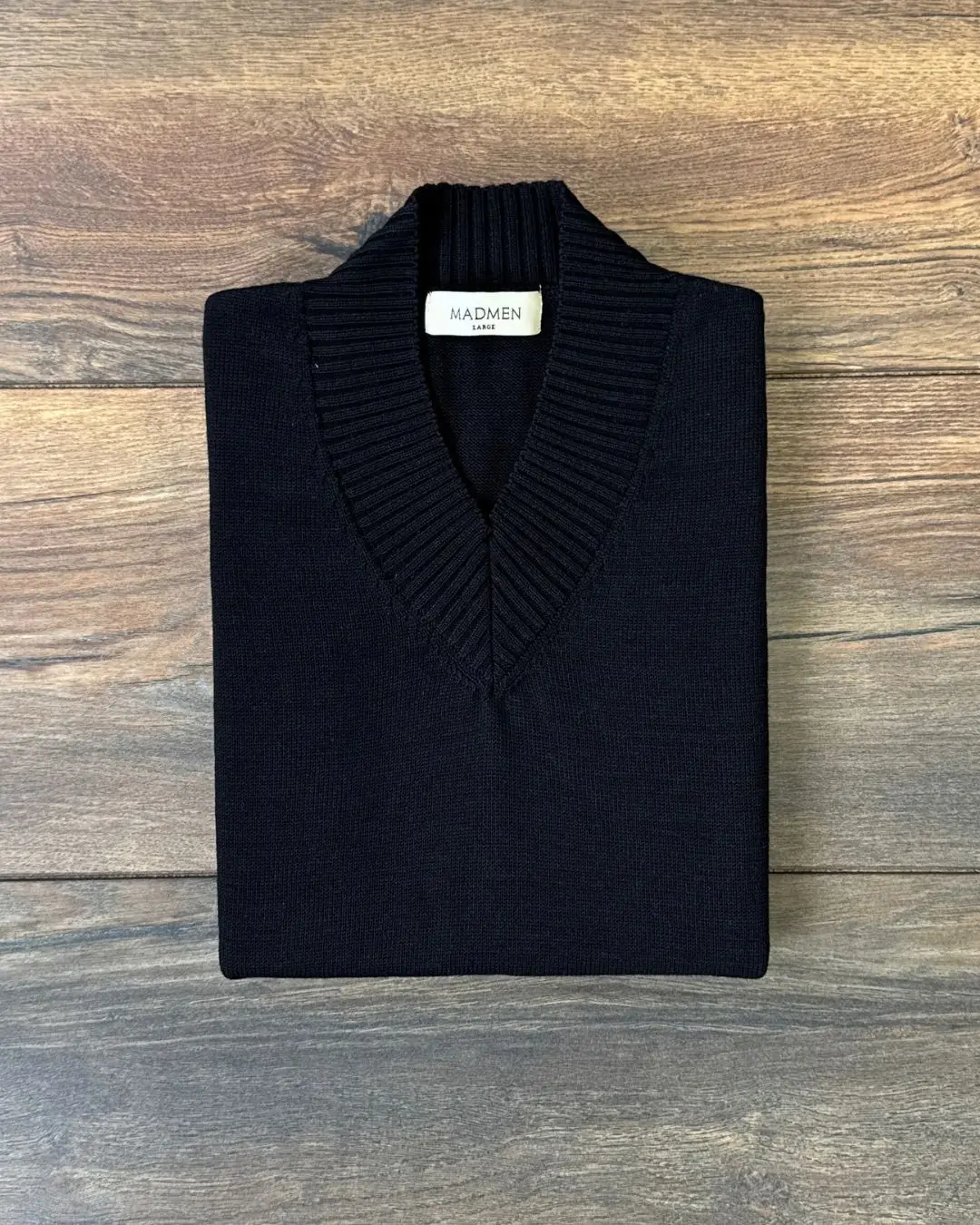 Pullover Madison Negro - Slim Fit