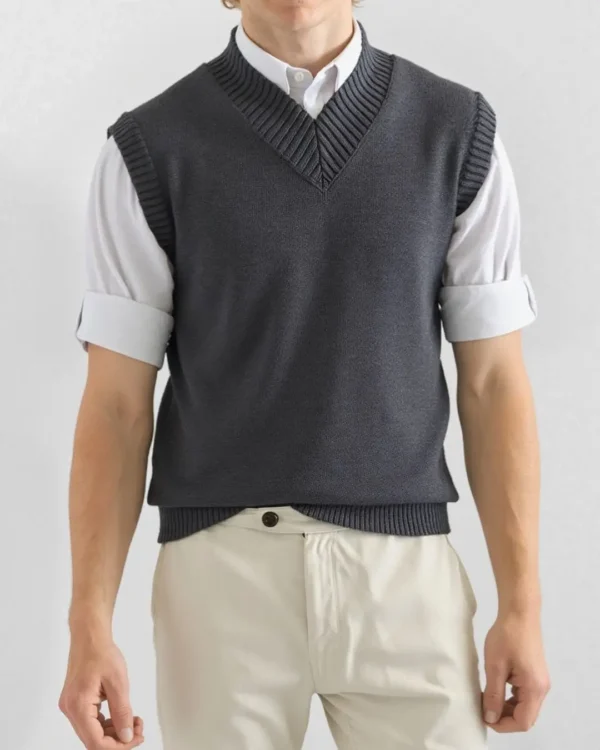 Pullover Madison Gris - Slim Fit - Imagen 2